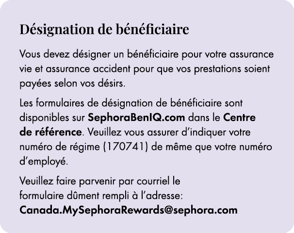 D signation de b n ficiaire ﻿Vous devez d signer un b n ficiaire pour votre assurance vie et assurance accident pour ...